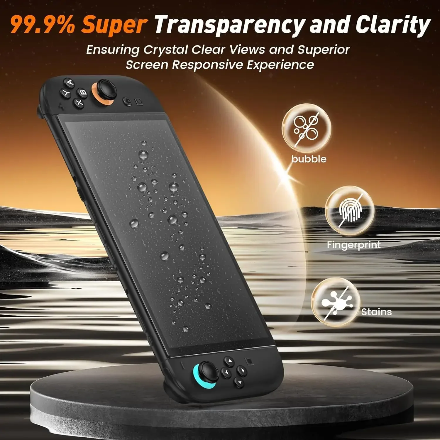AliExpress 1/2/3Pack Premium Tempered Glass For Switch 2 Switch2 Screen Protector HD Clear Anti-Scratch Protective Glass Films, view 2