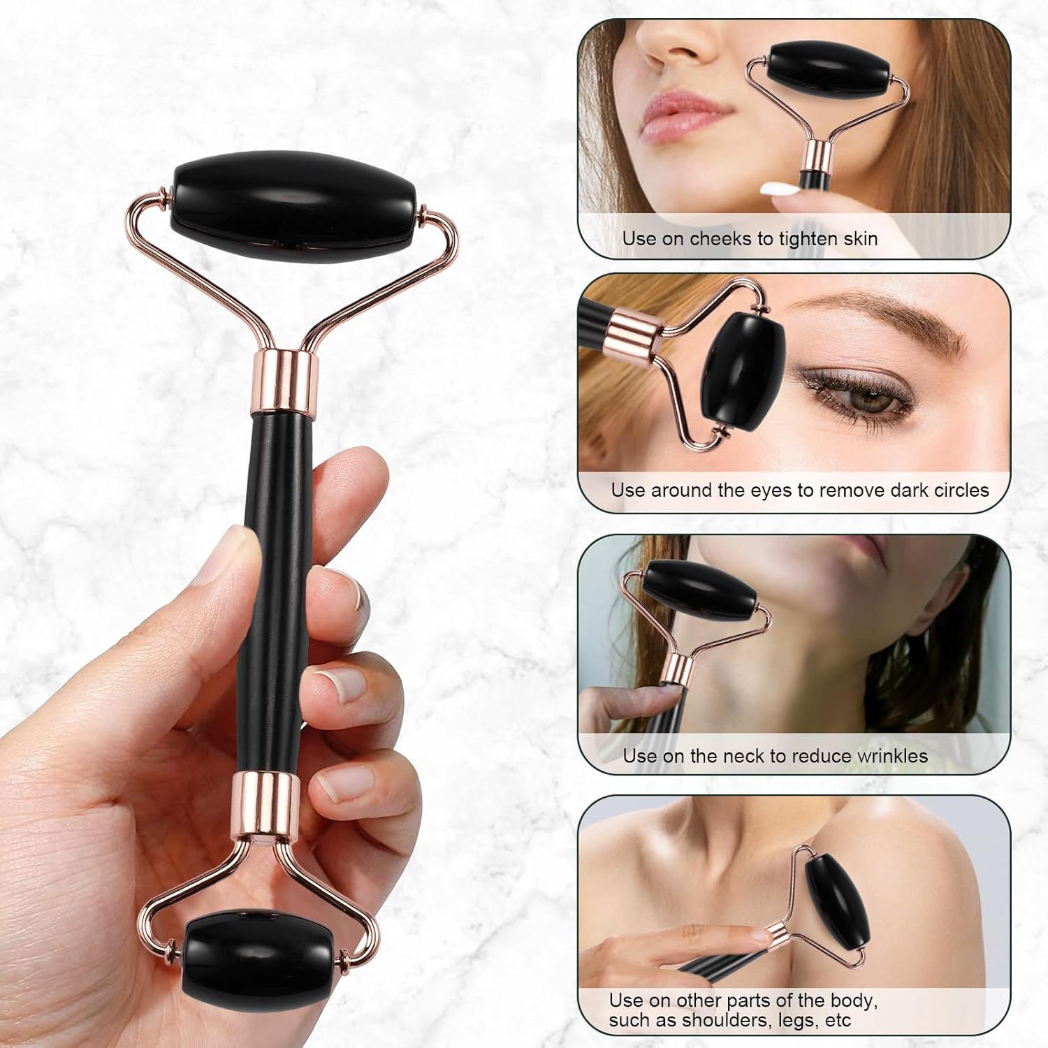 AliExpress Ice Face Roller and Gua Sha Massage Set, view 5