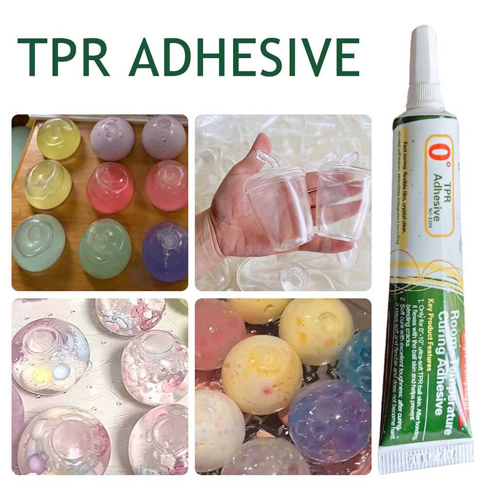AliExpress 1/2/3PCS Transparent TPR Glue for Squishies Toys 0° Room Temperature Curing Adhesive for Stress Ball Squishies Repairs Glue 20ml, view 3