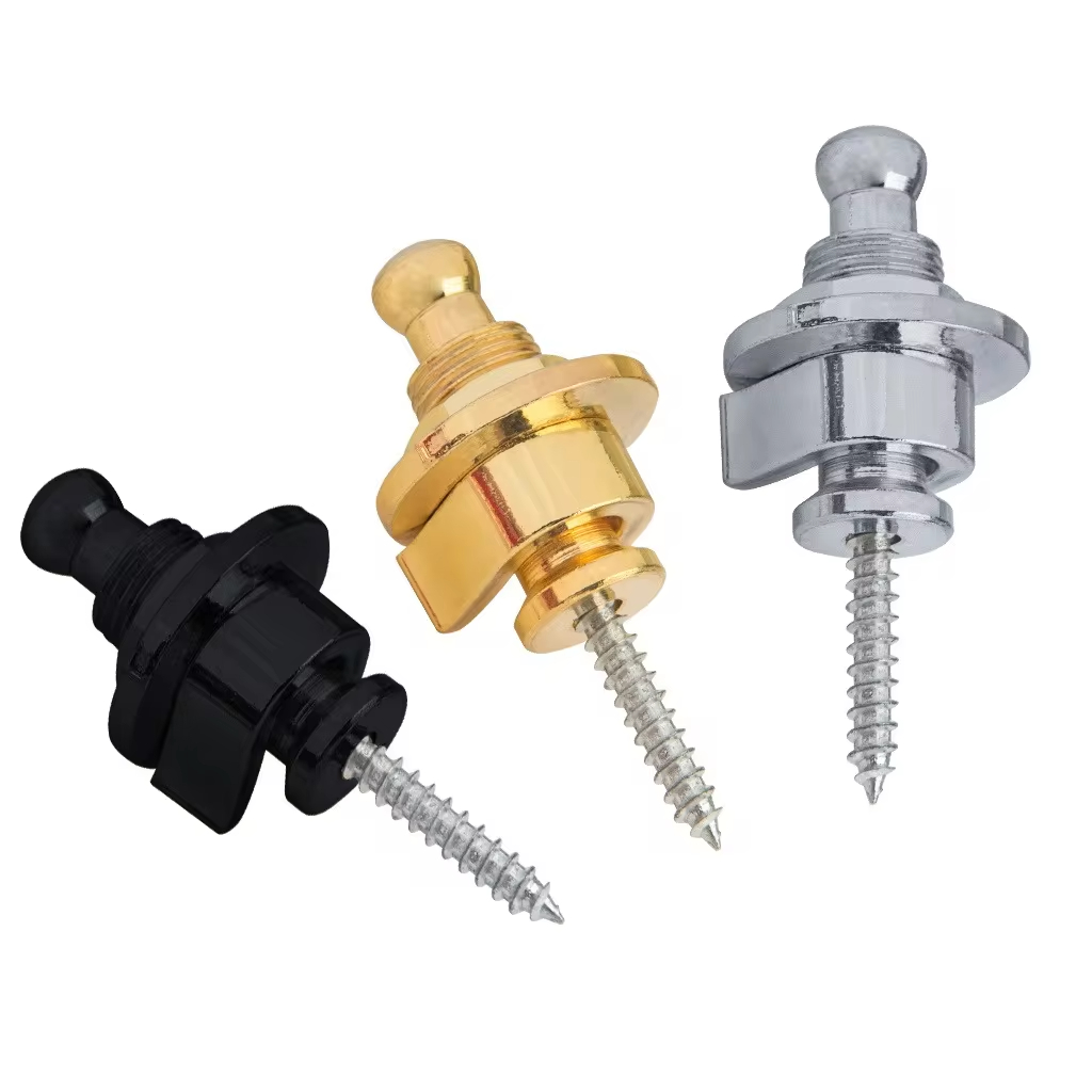 AliExpress 1/2/4Guitar Bass Strap Lock Skidproof StrapLock Locking Pegs Pins,Guitar Strap Buttons Pins Metal End Guitar Accessories(M-size), view 5