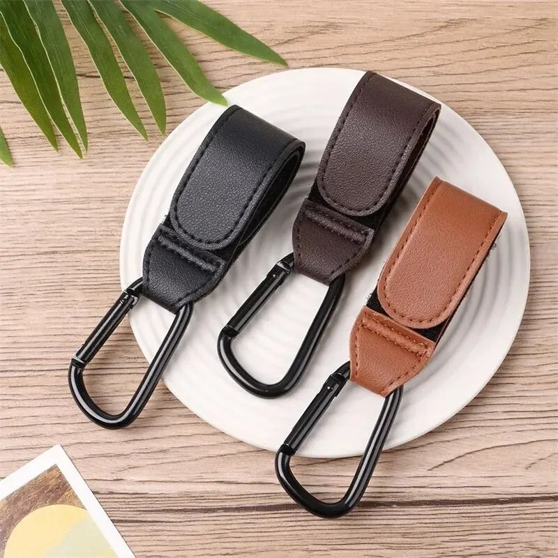 AliExpress Adjustable PU Leather Stroller Hooks (1, 2 or 4)