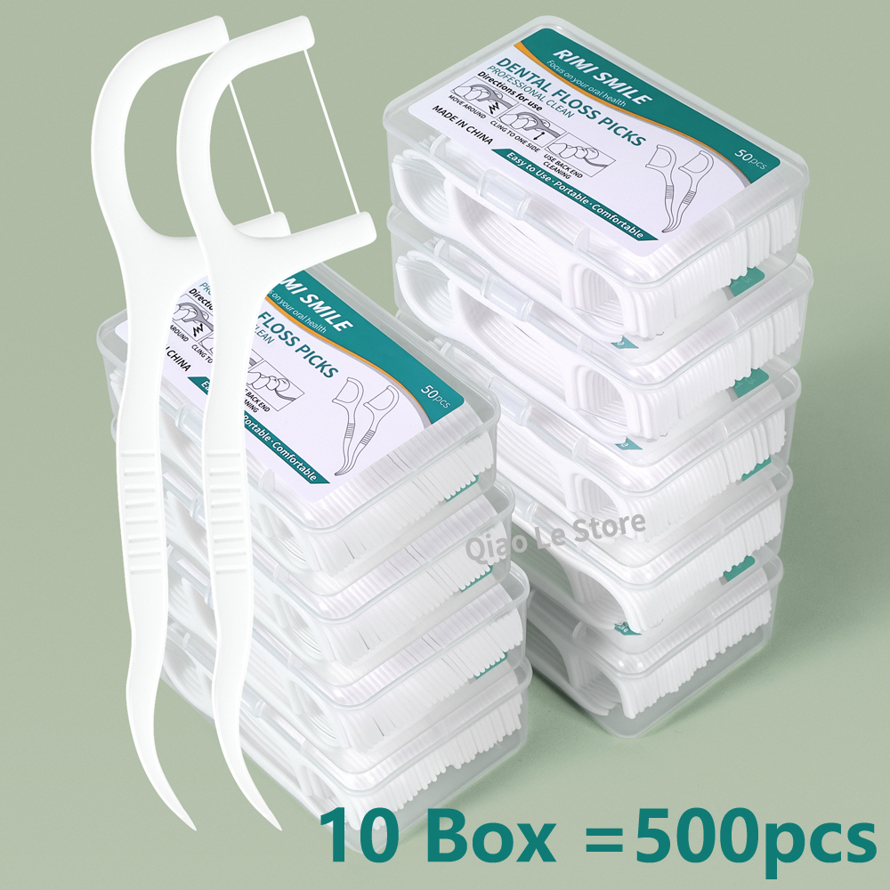 AliExpress Disposable Dental Floss Picks (1 to 10 Boxes)