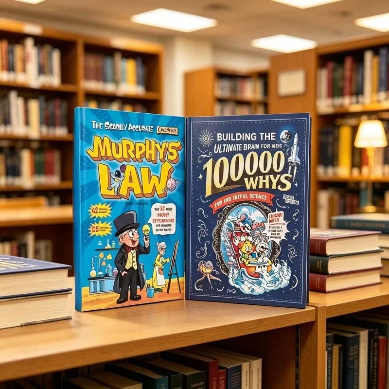 AliExpress 1/2 Books Set Murphy's Law & 100000 Whys Kids Science Humor Educational Storybooks English Early Reading Gifts for Children