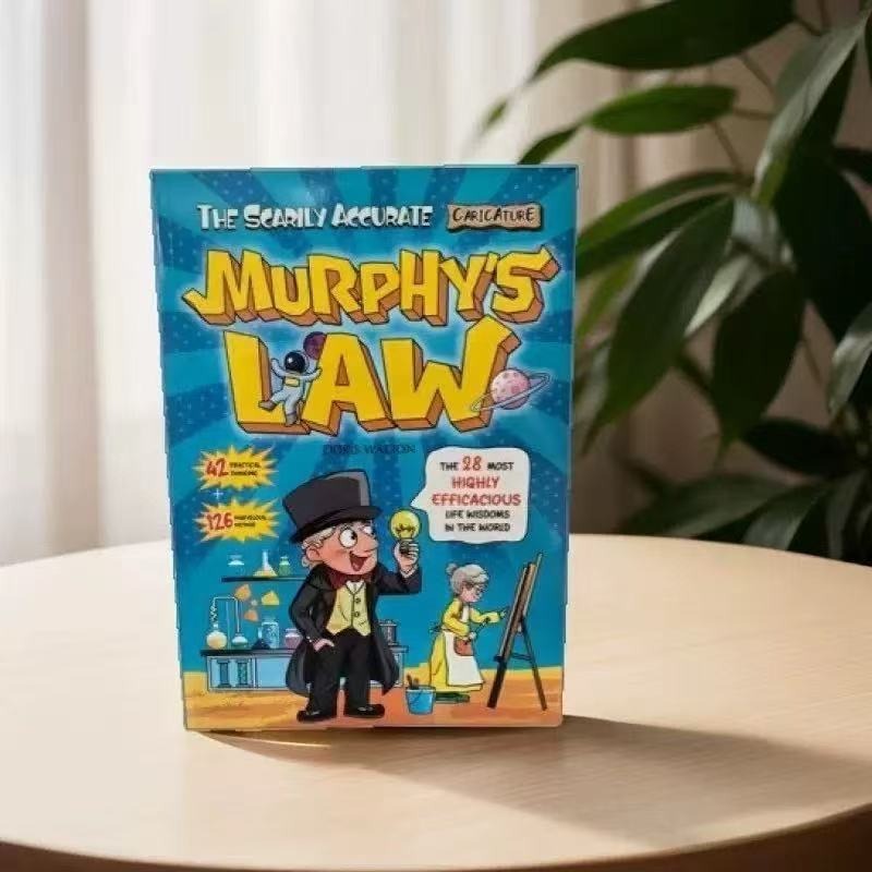 AliExpress 1/2 Books Set Murphy's Law & 100000 Whys Kids Science Humor Educational Storybooks English Early Reading Gifts for Children, view 6