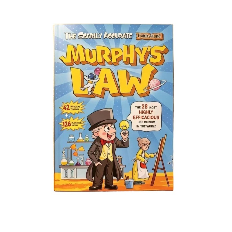 AliExpress 1/2 Books Set Murphy's Law & 100000 Whys Kids Science Humor Educational Storybooks English Early Reading Gifts for Children, view 4