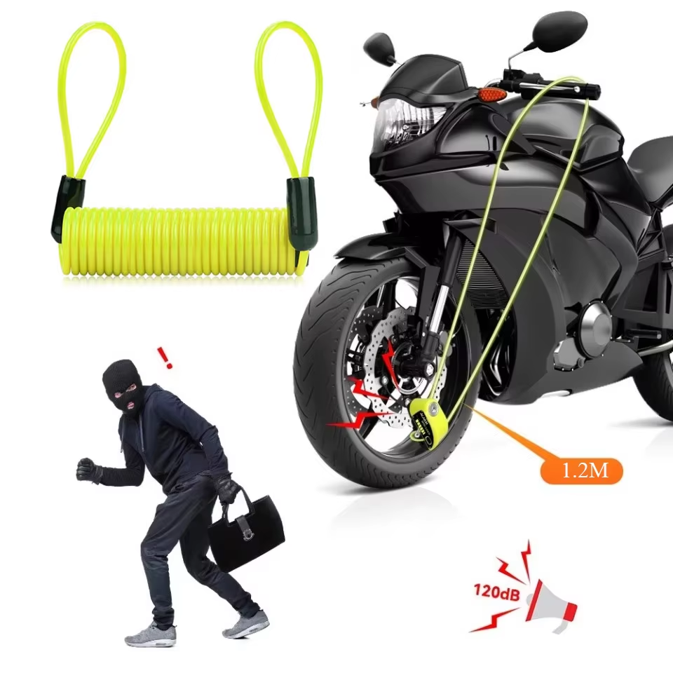 AliExpress 1.2 m Motorcycle Disc Lock Reminder Cable