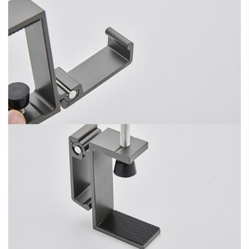 AliExpress 1/2pcs Adjustable Foldable Desk Edge Hook Gaming Headset Desk Hanger Backpack Storage Hanging Hook Holder Punch-free Hook Rack, view 5