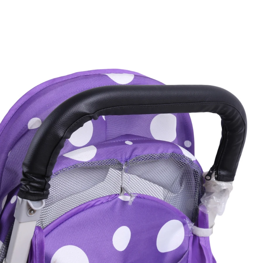 AliExpress 1/2pcs Baby Stroller Accessories Armrests Cover PU Leather Zipper Universal Protective Case Cover Pram Armrest Handle Covers, view 5