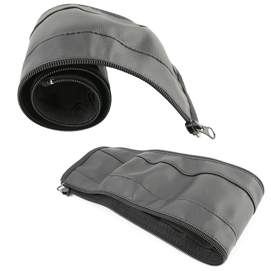 AliExpress 1/2pcs Baby Stroller Accessories Armrests Cover PU Leather Zipper Universal Protective Case Cover Pram Armrest Handle Covers, view 6