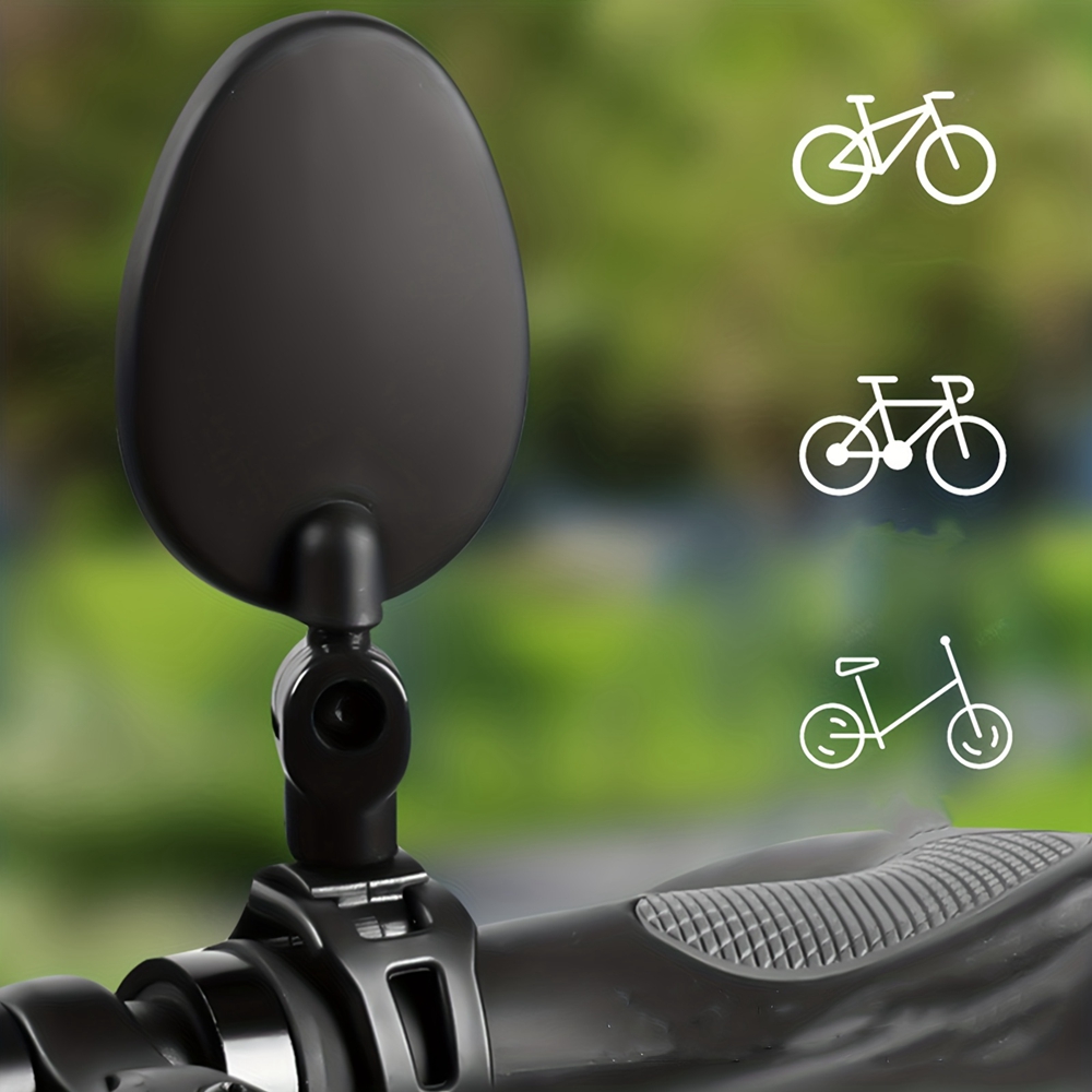 AliExpress 1/2PCS Bicycle Rearview Mirror 360 Degree Adjustable Rotatable Universal Cycling Handlebar Rear View Mirrors for MTB Road Bike, view 6