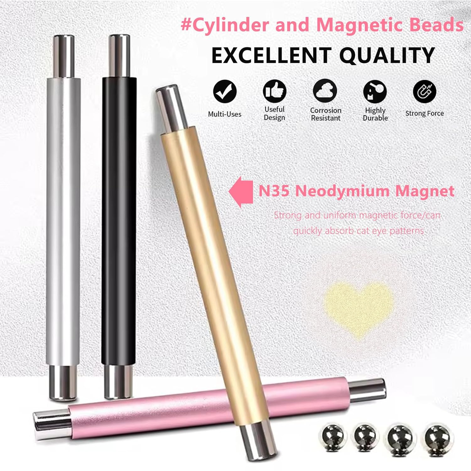 AliExpress Cat Eye Magnetic Nail Gel Set with Magnet Pen, view 5