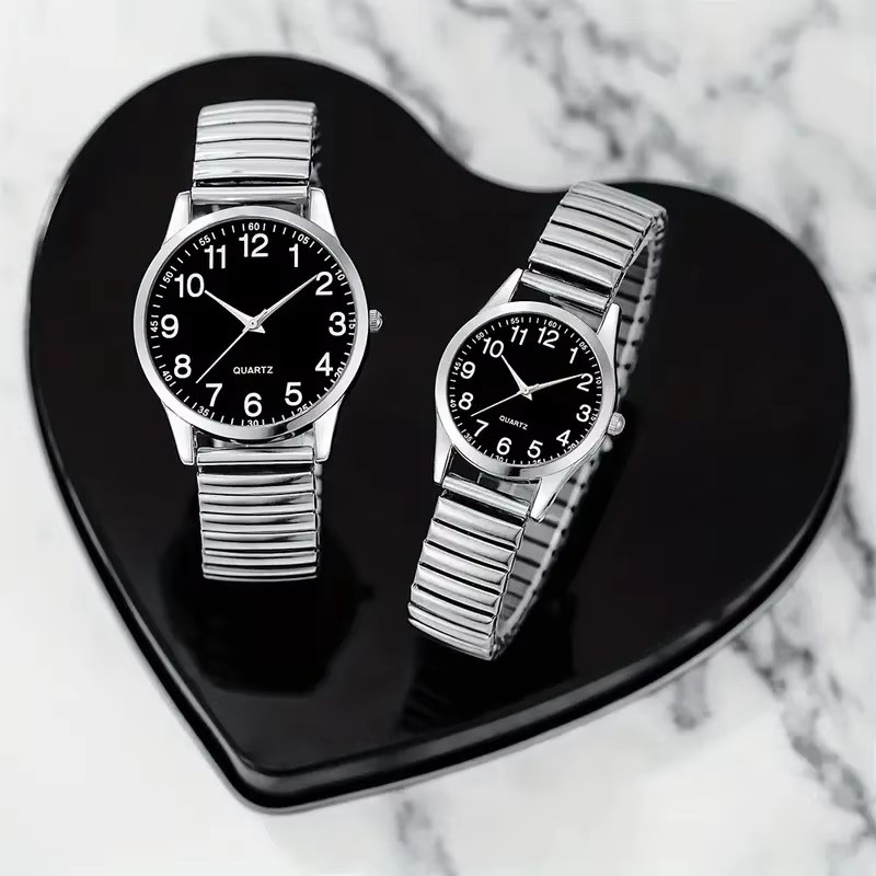 AliExpress Simple Arabic-Dial Couple Quartz Watches