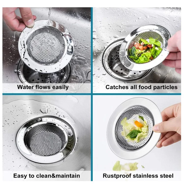 AliExpress Stainless Steel Mesh Kitchen Sink Strainer, view 5