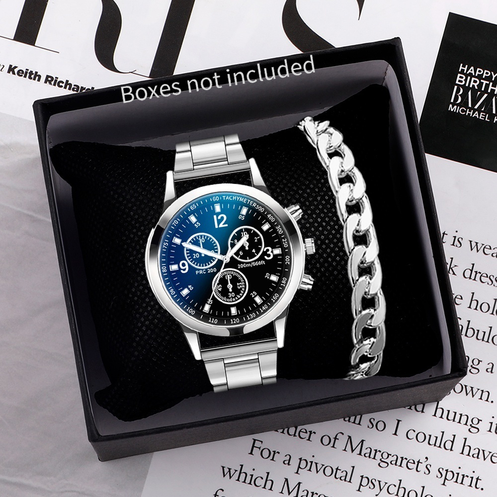 AliExpress Men's Steel Band Business Quartz Watch