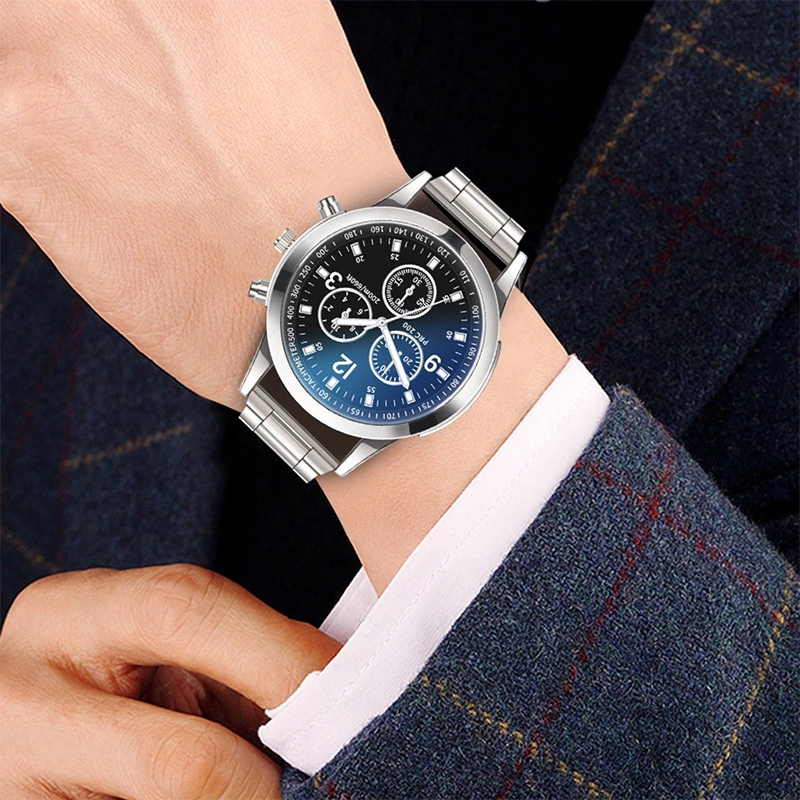 AliExpress Men's Steel Band Business Quartz Watch, view 4