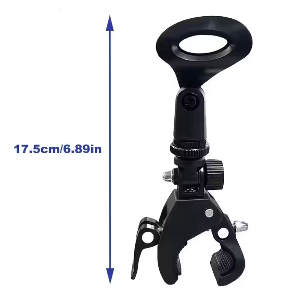AliExpress 1/2pcs Microphone Crab Clamp Mount for Mic Stand&Drum Rim, Adjustment 5/8 to 3/8 Thread Mic Clip, Drum Mic Clip Holder, view 2