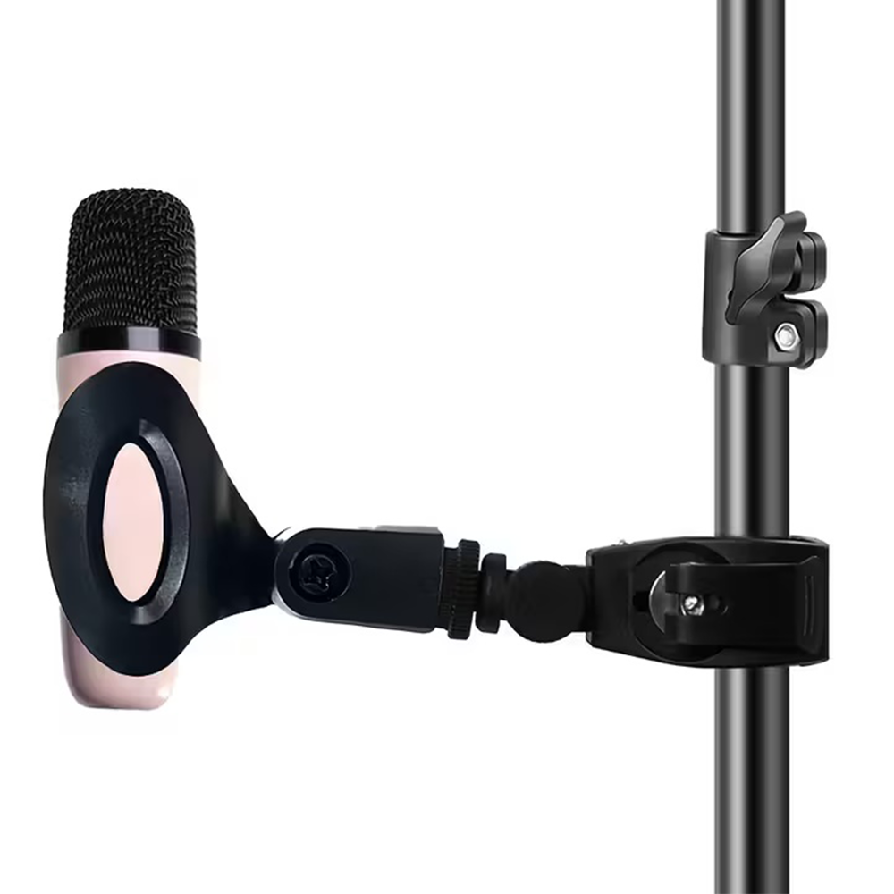 AliExpress 1/2pcs Microphone Crab Clamp Mount for Mic Stand&Drum Rim, Adjustment 5/8 to 3/8 Thread Mic Clip, Drum Mic Clip Holder, view 4