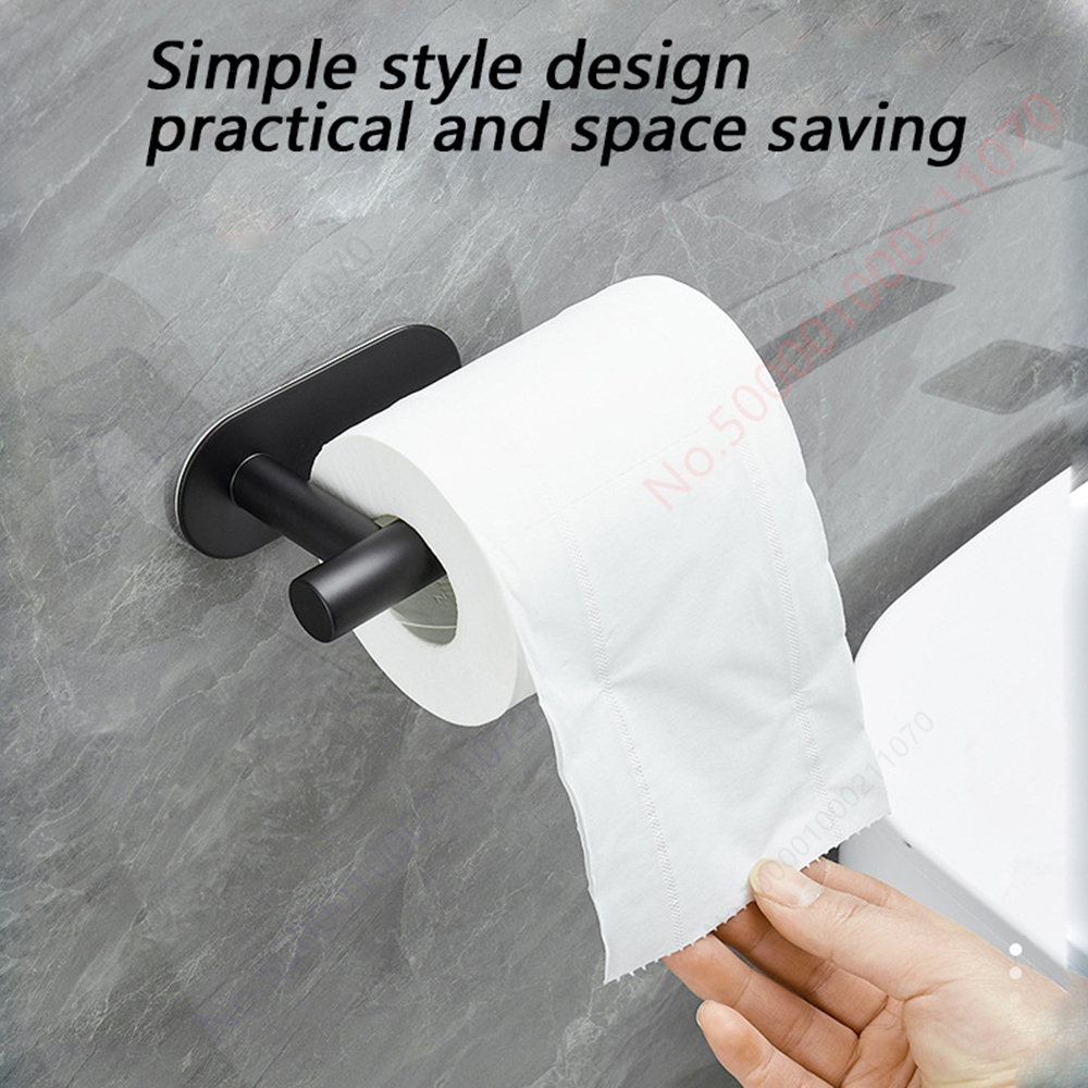 AliExpress Adhesive Toilet Paper Rack and Towel Holder, view 5