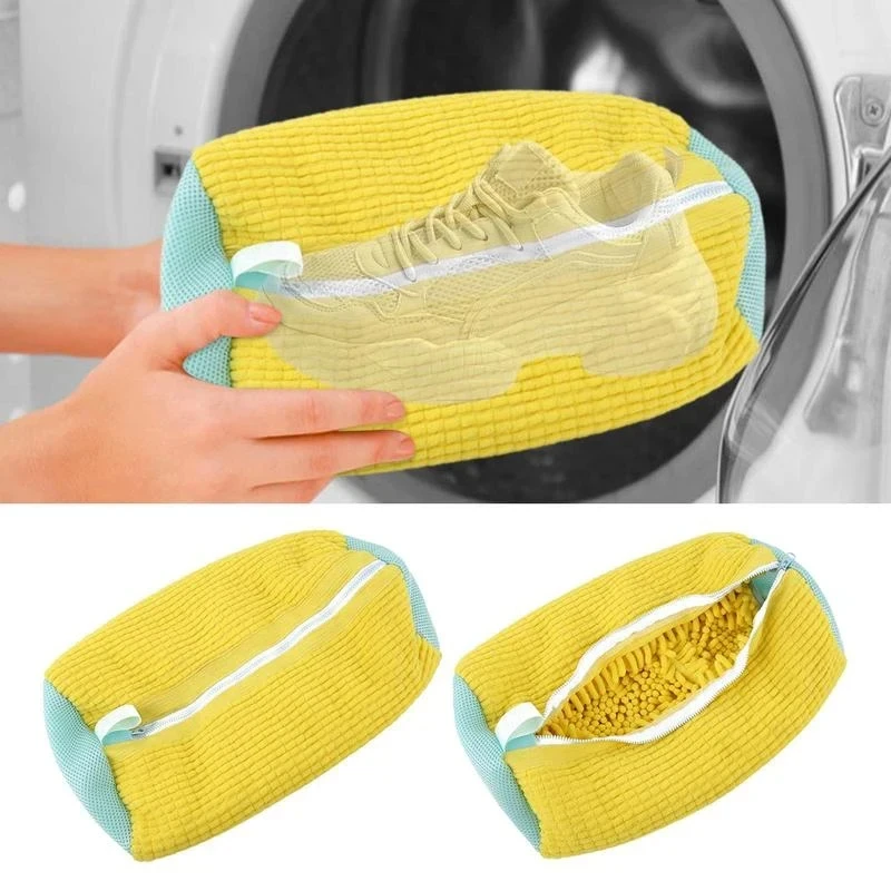 AliExpress Cotton Fluffy Fiber Shoe Washing Bag, view 5