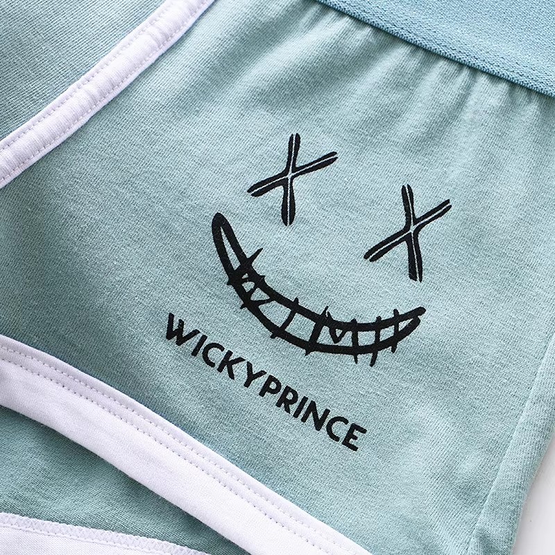 AliExpress 1/3/4 Pcs Mens Underwear Cotton Men Boxer Panties U-convex Man Breathable Underpants Sexy Comfort Male Boy Smiling Face Boxers, view 5