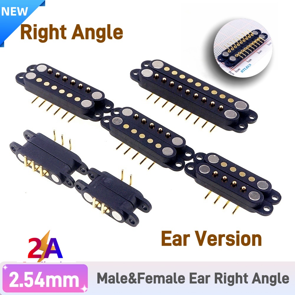 AliExpress 2.54 mm Spring-Loaded Magnetic Pogo Pin Connectors, view 4