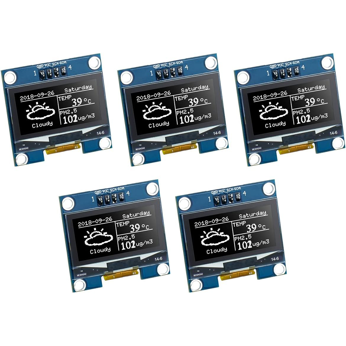 AliExpress 1.3-Inch 128x64 I2C OLED Display Module, view 3