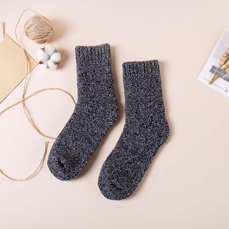 AliExpress 1/3 Pairs Autumn Winter Thick Towel Men's Socks Man's Outdoor Sports Long Socks Cold Resistant Frost Proof Snow Socks For  Gift, view 4