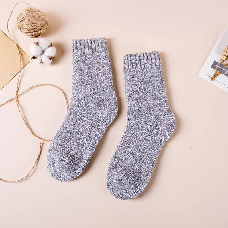 AliExpress 1/3 Pairs Autumn Winter Thick Towel Men's Socks Man's Outdoor Sports Long Socks Cold Resistant Frost Proof Snow Socks For  Gift, view 5