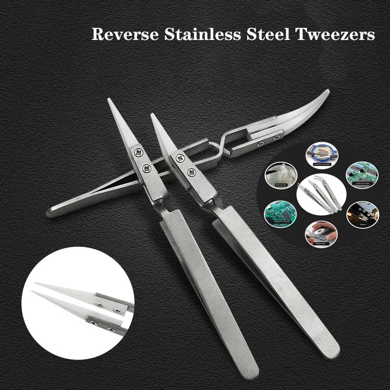 AliExpress Anti-Static Ceramic Soldering Tweezers (1 or 3-Pack), view 5