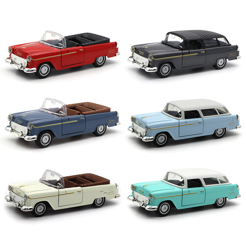 AliExpress 1:32 Alloy Classic Car Model Toy Car Decoration Pull-Back Car Model Die Cast Car Model Toy, view 3