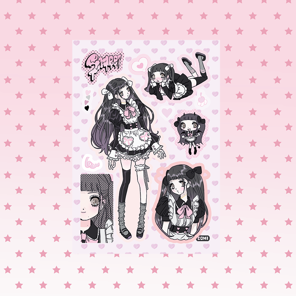 AliExpress 1/32PCS Korean New Domi Sticker Book Inner Pages Cute Girl Stickers Hand Account Notebook Diary Scrapbook DIY Decorative Sticker, view 6