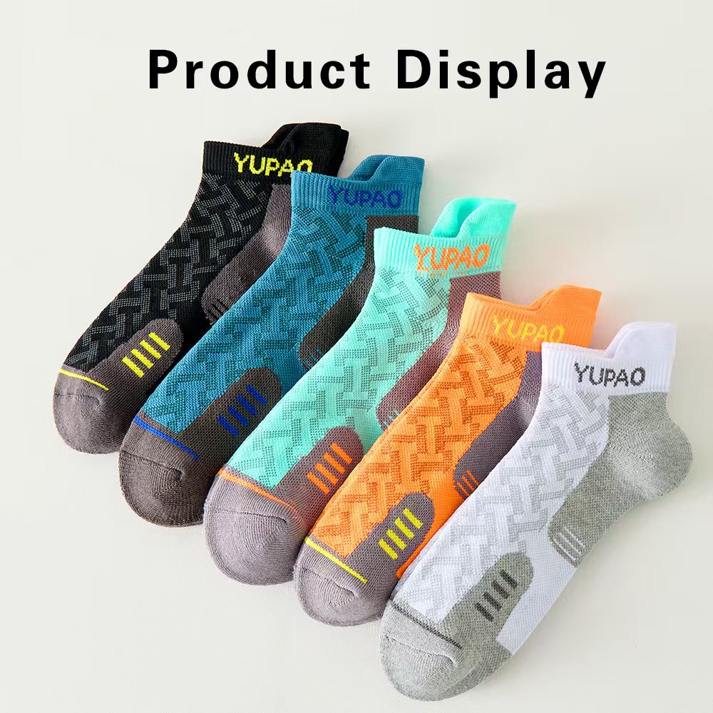AliExpress Men's Thick Terry Quick-Dry Sports Ankle Socks, view 5