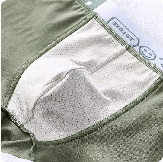AliExpress 1/3pcs Men Underwear Sports Boxer Shorts Cotton Solid Color Sexy Panties Fashion Breathable Comfortable Underpants Man U Convex, view 2