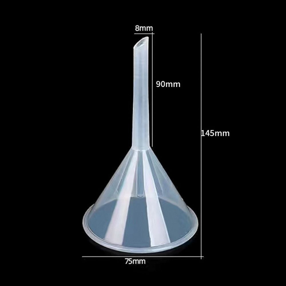 AliExpress 1/3Pcs Reusable Clear Plastic Funnel Set Lab PP Funnels Kitchen Funnel Lab Bottles Essential Oils, view 5