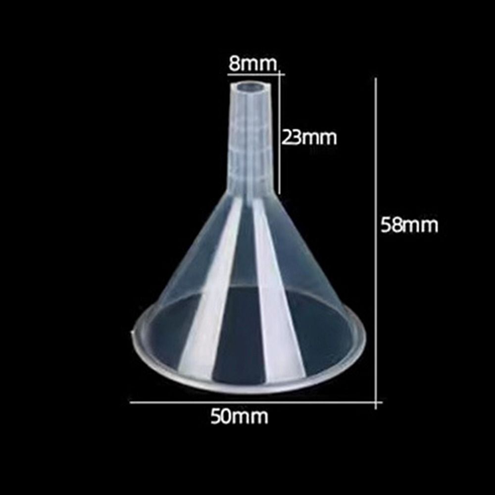 AliExpress 1/3Pcs Reusable Clear Plastic Funnel Set Lab PP Funnels Kitchen Funnel Lab Bottles Essential Oils, view 6