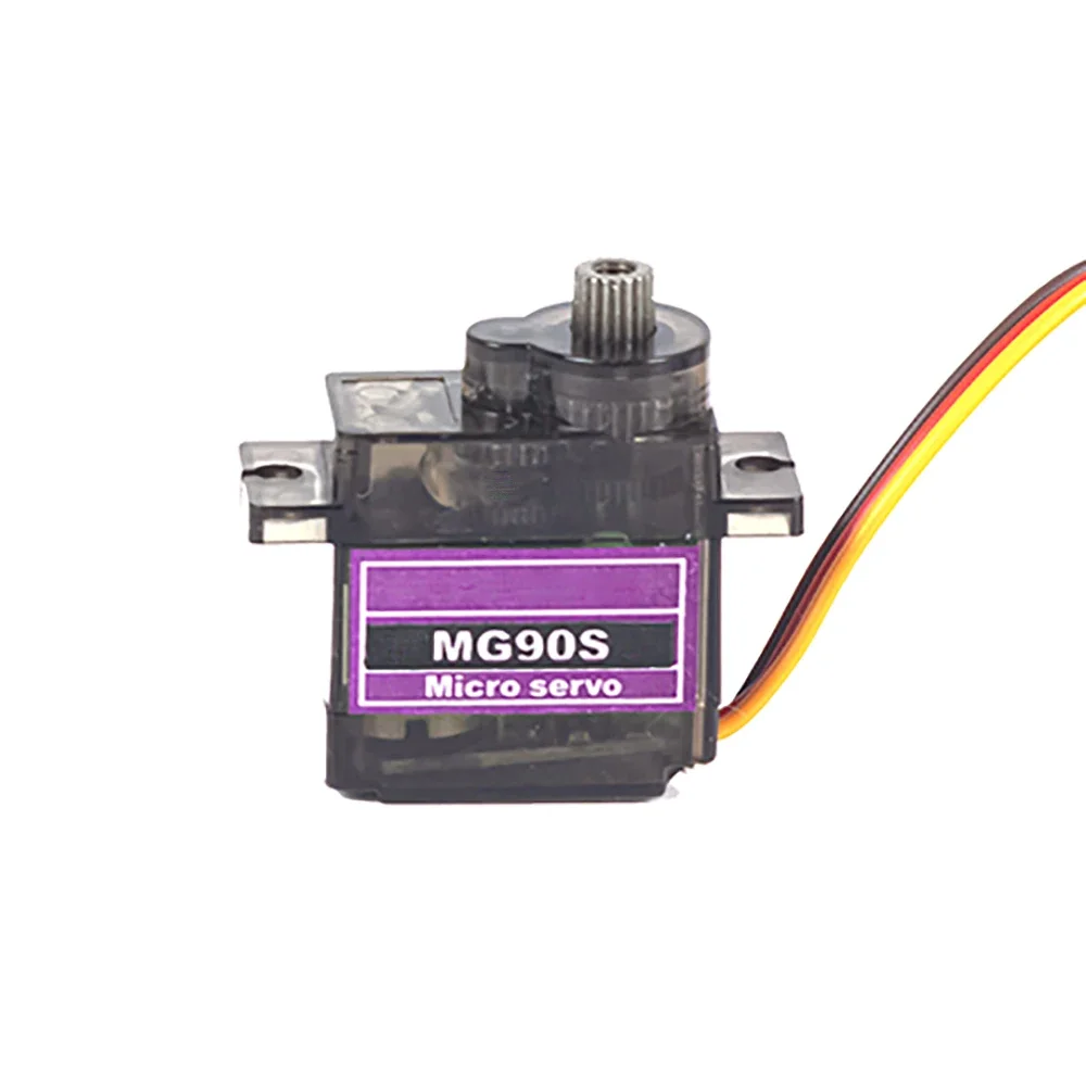 AliExpress 1/4/10Pcs MG90S Servo All Metal Gear 9g 180 360 SG90 Upgraded Version For Helicopter Plane Boat Car MG90 Trex 450 RC Robot, view 4