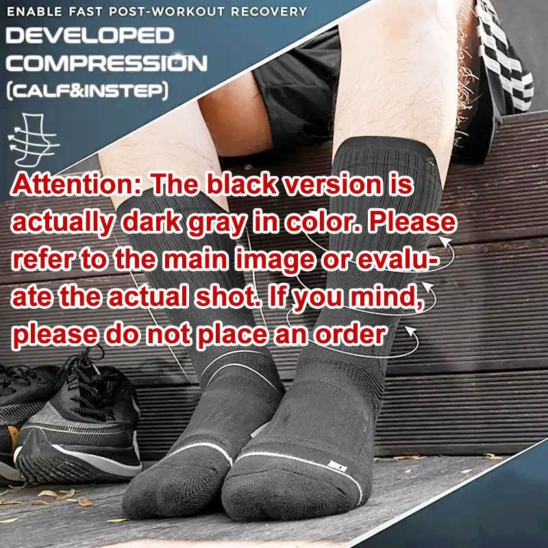 AliExpress 1/4/5/10 Pairs Men Sports Socks Cushioning Technology Odor Proof Sweat Absorbing Breathable Running Basketball Compression Sock, view 2