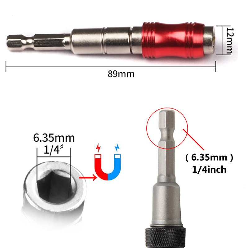 AliExpress Magnetic Ring Screwdriver Bit Set with Extension Rod, view 3
