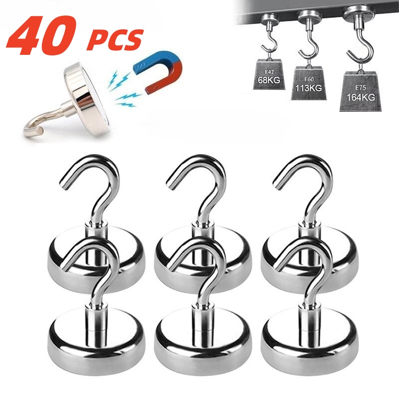 AliExpress Strong Magnetic Storage Hooks (1 to 40-Pack)
