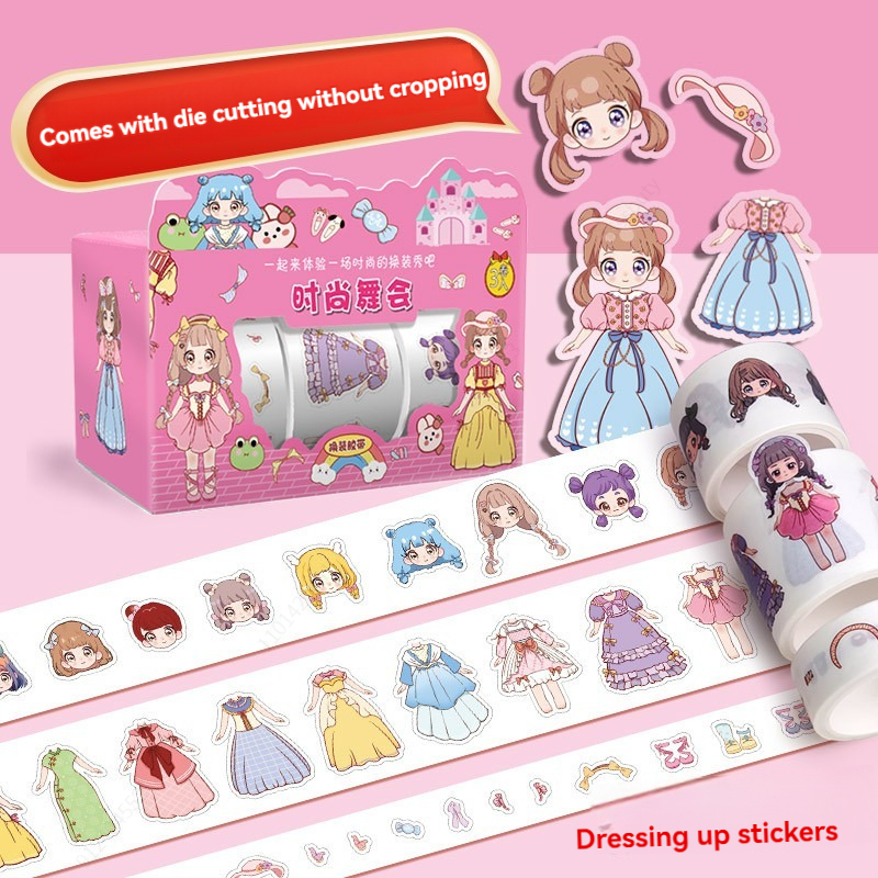 AliExpress Princess Dress-Up Washi Tape Stickers, view 2