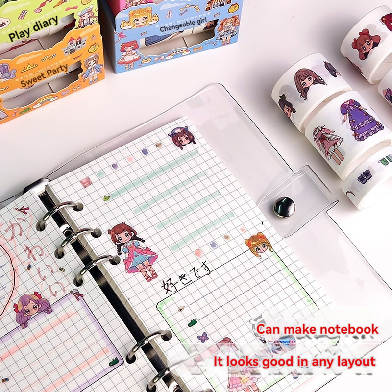 AliExpress Princess Dress-Up Washi Tape Stickers, view 5