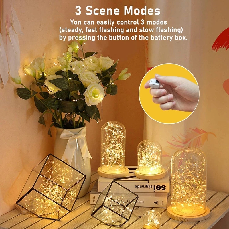 AliExpress Button Battery Fairy String Lights, view 2