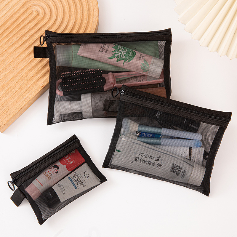 AliExpress Clear Mesh Cosmetic Bags for Travel (1 to 10 Pack), view 4