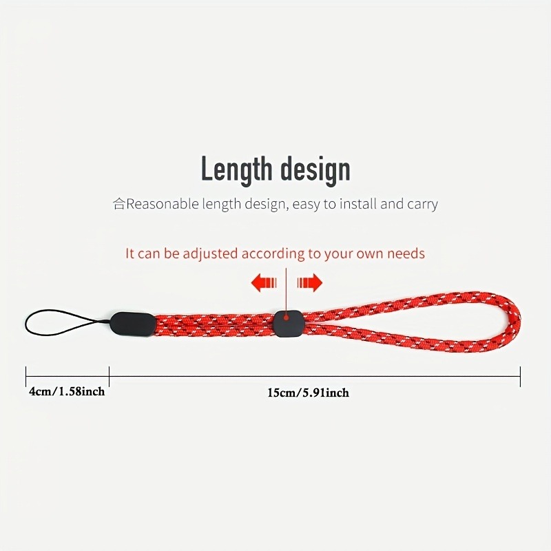 AliExpress 1/5/10pcs Phone Straps USB Key Short Lanyard Adjustable Hand Wrist Strap Phone Rope Audio Anti-lost Cord for iPhone 15 16 17 Pro, view 6
