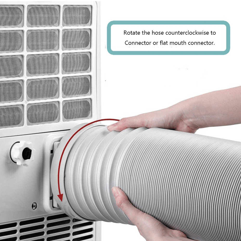 AliExpress 1.5/2M Portable Flexible Conditioner Exhaust Hose Tube/13/15cm Exhaust Pipe Hose Connector Interface for Mobile Air Conditioning, view 2