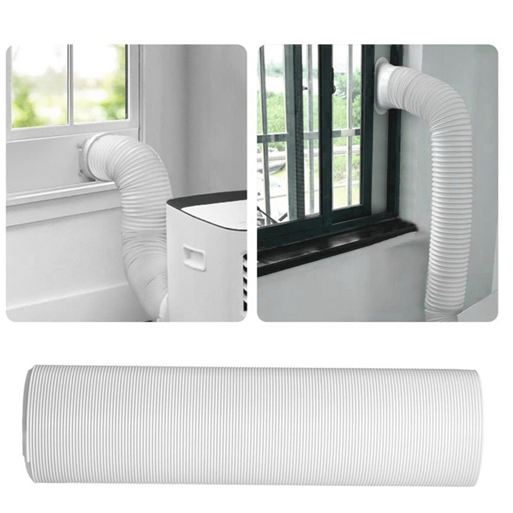 AliExpress 1.5/2M Portable Flexible Conditioner Exhaust Hose Tube/13/15cm Exhaust Pipe Hose Connector Interface for Mobile Air Conditioning, view 3