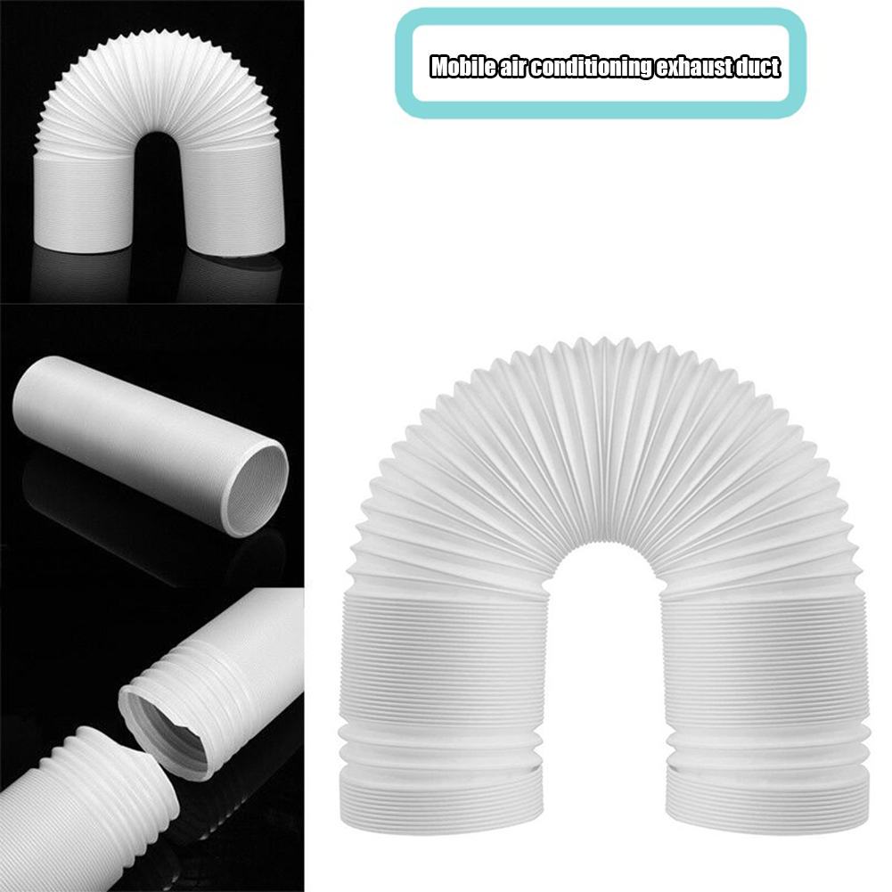 AliExpress 1.5/2M Portable Flexible Conditioner Exhaust Hose Tube/13/15cm Exhaust Pipe Hose Connector Interface for Mobile Air Conditioning, view 4