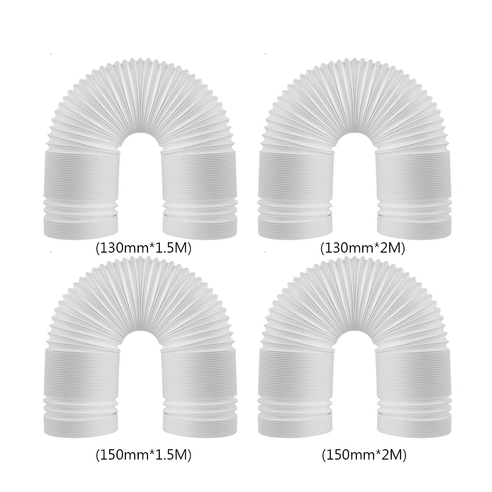 AliExpress 1.5/2M Portable Flexible Conditioner Exhaust Hose Tube/13/15cm Exhaust Pipe Hose Connector Interface for Mobile Air Conditioning, view 5