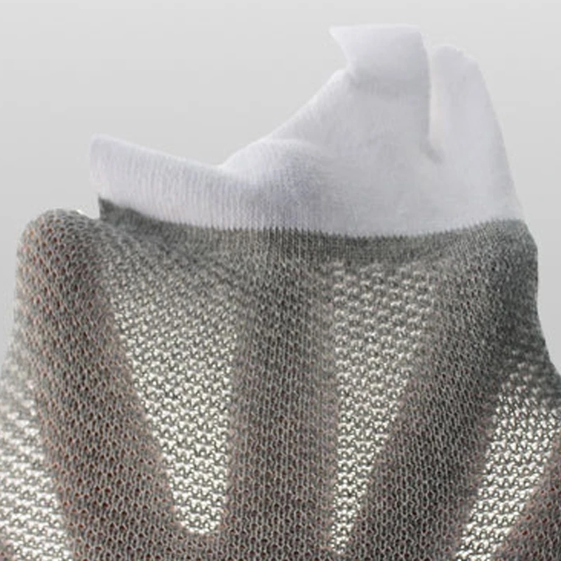 AliExpress 1/5 Pairs Summer Toe Ankle Socks Cotton Colorful Mesh Breathable Shallow Mouth Sweat-Absorbing Deodorant No Show 5 Finger Socks, view 6