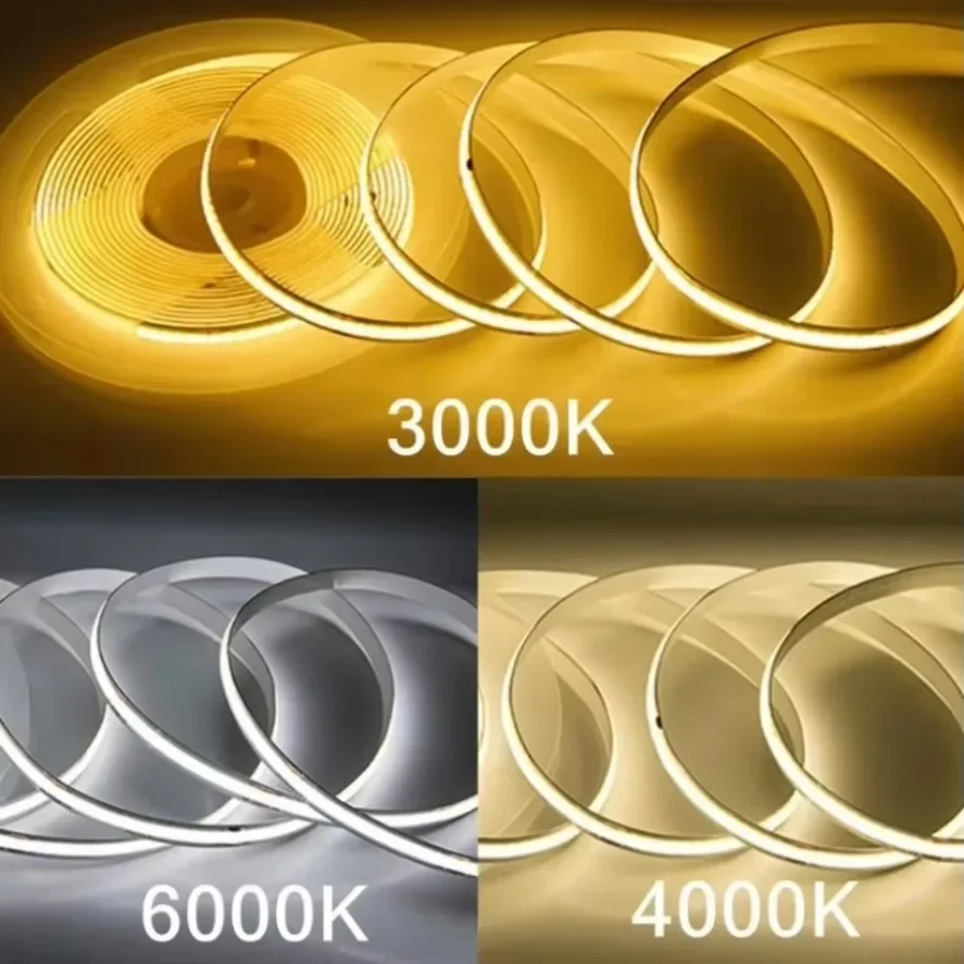 AliExpress Driverless 220V COB LED Strip Light (1-5m), view 2